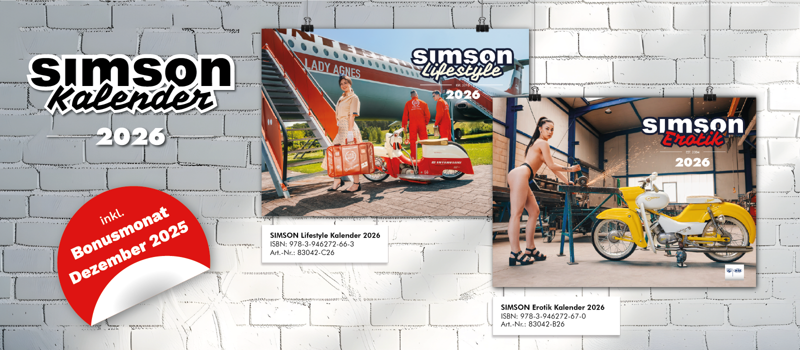 Simson Kalender 2025 - endlich verfügbar