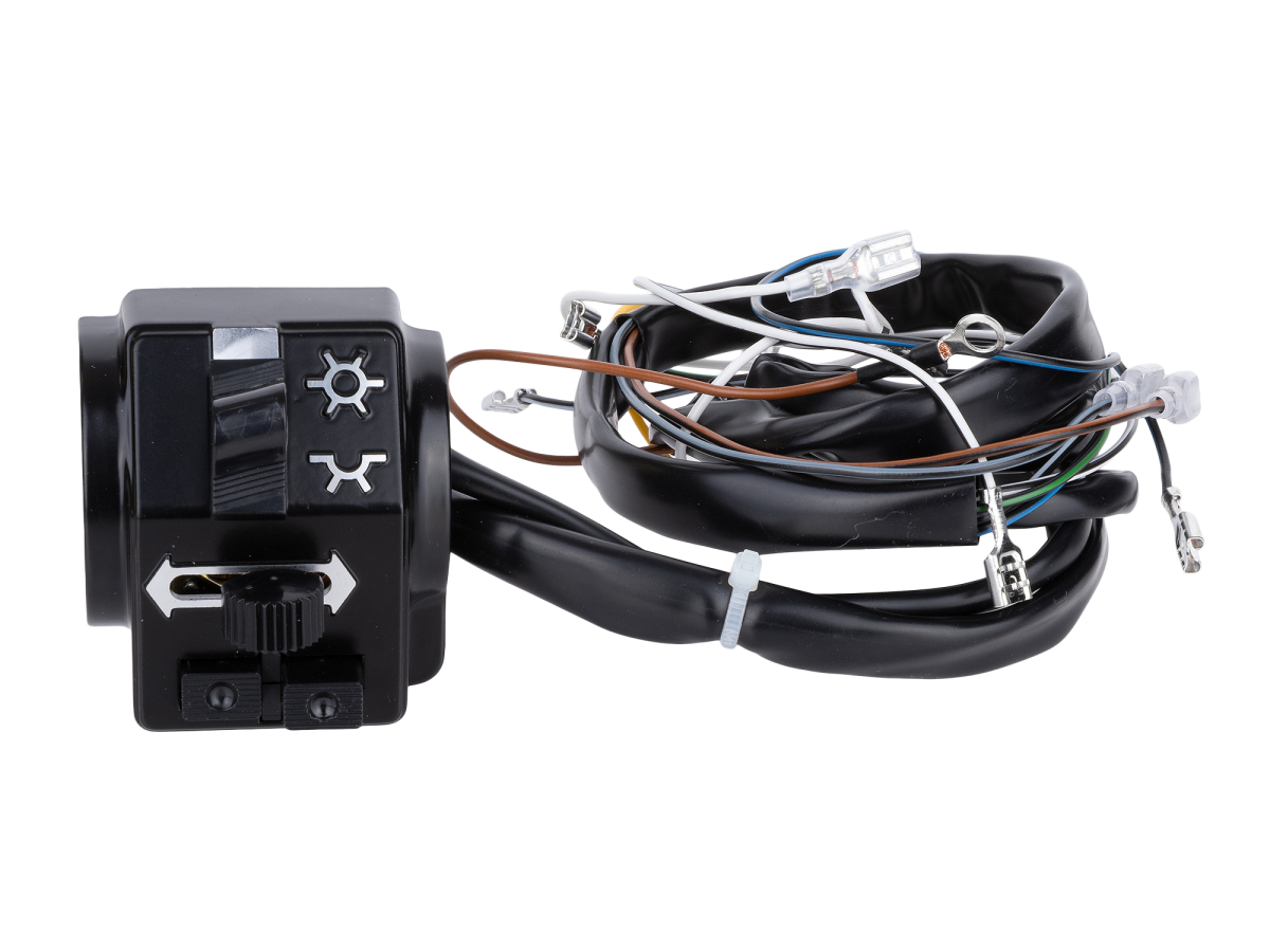 Schalterkombination 8626.19 + 19/1 kompl. m. Kabel 6 + 12 Volt mit Lichthupe Flachlenker S51, S70