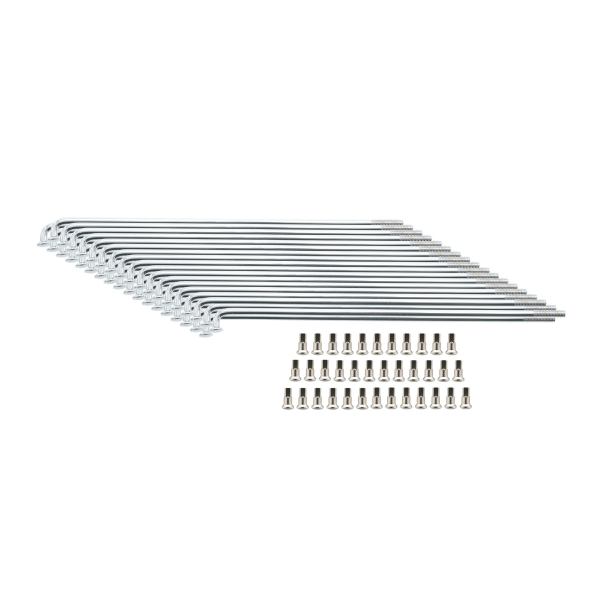 Speichensatz kpl. mit Nippel M3,5 18x 171mm + 18x 177mm (Cu/Ni/Cr) 16/17 Zoll für Scheibenbremse TS50, SC50
