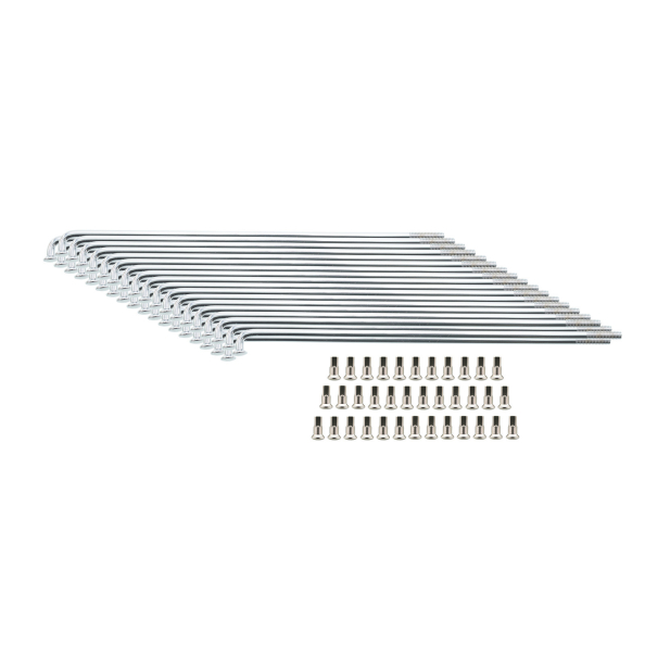 Speichensatz kpl. mit Nippel M3,5 18x 171mm + 18x 177mm Edelstahl 16/17 Zoll für Scheibenbremse TS50, SC50