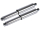 hintere Stoßdämpfer 340mm chrom/chrom für Sperber SR4-3