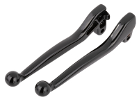 SET Handhebel - Farbe: schwarz - Alu-massiv, Bremshebel + Kupplungshebel
