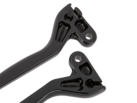 SET Handhebel - Farbe: schwarz - Alu-massiv, Bremshebel + Kupplungshebel