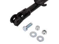 Set Seitenständer mit 2 Federn schwarz für Fußrastenträger S53