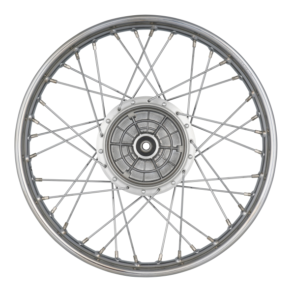 Speichenrad 1,5x16 Zoll Stahlfelge, verchromt Tuning-Radnabe  S50, S51, Schwalbe KR51/2 KR51/1