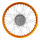 SIMSON Speichenrad 1,5x16 Zoll Alufelge, orange + Chromspeichen S50, S51, Schwalbe KR51/2 KR51/1