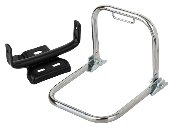 Enduro Gepäckträger im Set mit Schutzblechhalter verchromt für S50, S51, S70