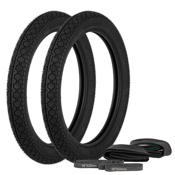 Reifenset 2 Stück Heidenau K36/1 Reinfe & Schläuche mit Felgenband