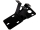 Kennzeichenhalter schwarz für Roller SR50, SR80