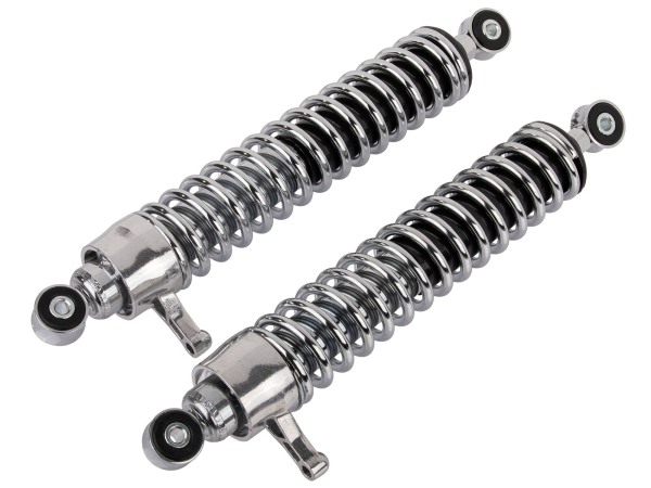 Set Replika Stoßdämpfer S51 Enduro 360mm verstellbar, verchromt