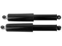 Stoßdämpfer SET hinten kurze Ausführung schwarz KR51 bis Bj.78. ( Länge 300mm )