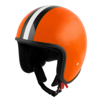 Schutzhelm  für Moped rot-orange ähnlich DDR Typ
