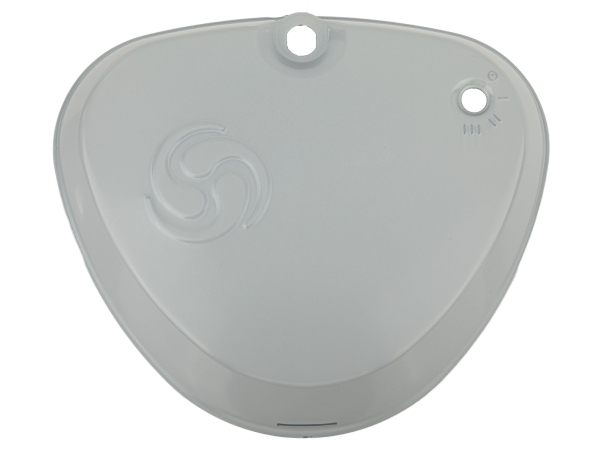 Seitendeckel zum Werkzeugkasten, links, eckig + grundiert - S50, S51, S70, Export
