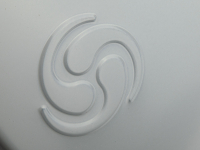 Seitendeckel zum Werkzeugkasten, links, eckig + grundiert - S50, S51, S70, Export