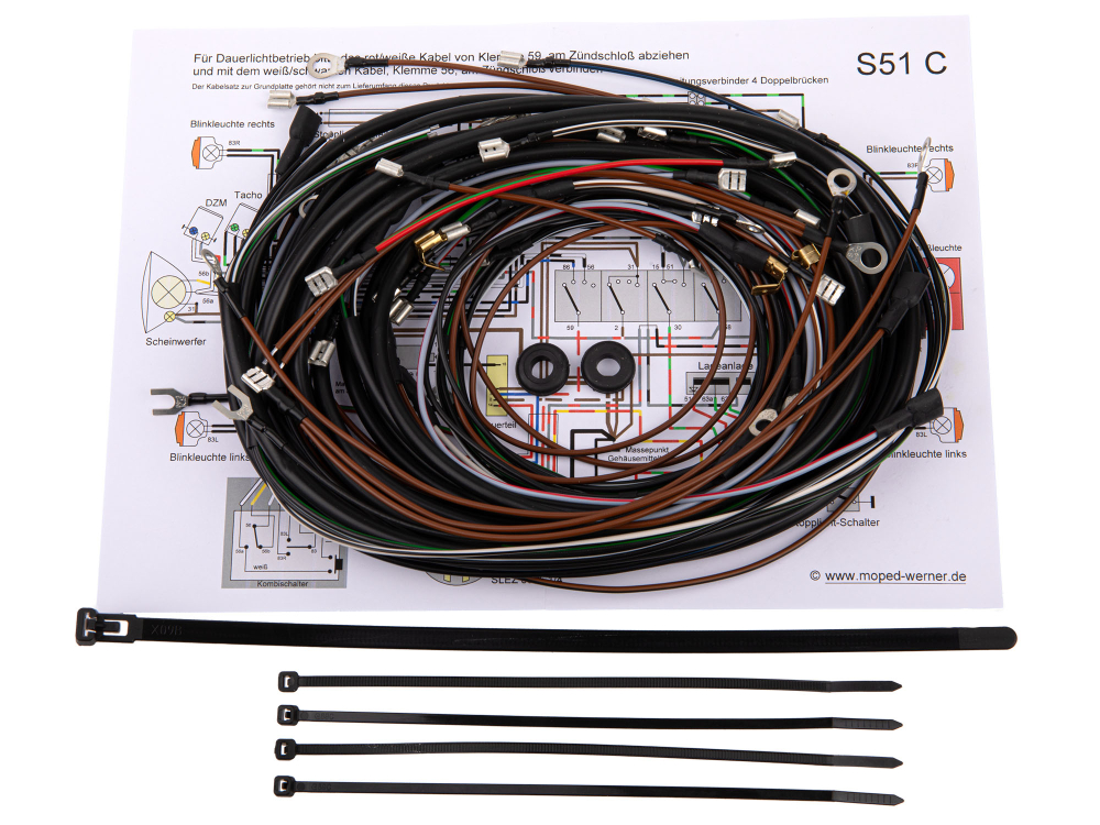 elfbar elfa master akku Simson S51 Comfort Kabelbaum m. Drehzahlmesser, 116,27 €