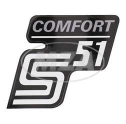 Klebefolie Seitendeckel -Comfort-, silber, S51 1. Qualität
