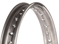 Edelstahlfelge 1,6x16 Zoll, 36-Loch  S50, S51, Schwalbe KR51/2 KR51/1
