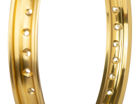 Alufelge 1,50x16 gold eloxiert glänzend  S50, S51, Schwalbe KR51/2 KR51/1