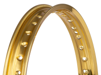 Alufelge 1,50x16 gold eloxiert glänzend  S50, S51, Schwalbe KR51/2 KR51/1