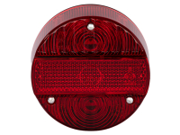 Rücklicht / Rückleuchte ,  vollständig - BSL 8520.26 - Durchmesser 120 mm , 3-Schrauben , S51 , SR 50