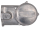 Ohne Schriftzug Lichtmaschinendeckel Alu-natur für  S51, S70, SR50, SR80, KR51/2