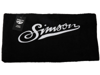 Badehandtuch schwarz Größe: 150x100 cm Motiv: SIMSON - 100% Baumwolle