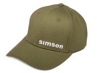 Basecap curved Farbe: olivgrün - Motiv: SIMSON