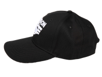 Basecap curved schwarz - mit SIMSON-3D-Logo in silber