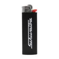 Feuerzeug BIC Maxi schwarz - mit Schwalbe-Logo