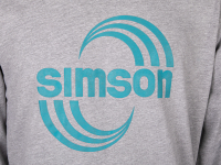 Longsleeve, Langarmshirt -  Farbe: grau - Motiv: SIMSON...