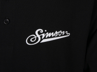 Poloshirt Farbe: schwarz - Motiv: SIMSON