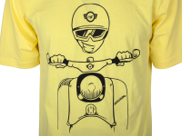 T-Shirt Farbe: FrozenYellow  - Motiv: Schwalbe Kumpel -...