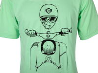 T-Shirt Farbe: NeonMint - Motiv: Schwalbe Kumpel - 100%...