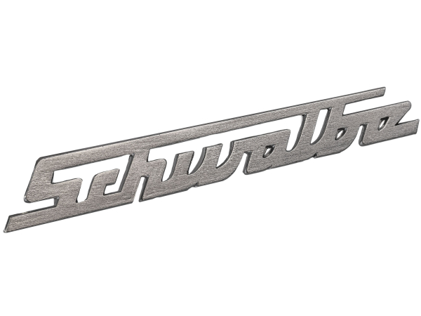 Schriftzug Schwalbe für Knieblech KR51/1, KR51/2 Aluminium