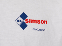 T-Shirt Farbe: weiß - Motiv: SIMSON Motorsport