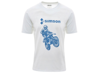 T-Shirt Farbe: weiß - Motiv: SIMSON Cross - 100%...