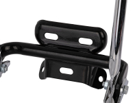 Gepäckträger hinten komplett (chrom) mit langen Stützbügel und Schutzblechhalter