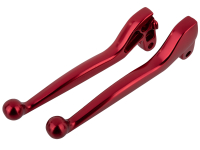 Handhebel für Kupplung und Bremse ALU eloxiert rot für Simson S50, S51, S53, S70, S83, SR50, SR80