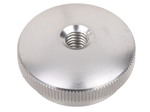 Metall Rändelmutter M6 - Aluminium für Schwalbe, Sperber, Habicht