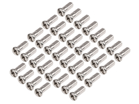 Set: 36x Nippel für Speiche, vernickelt (M3,5 x 3mm)