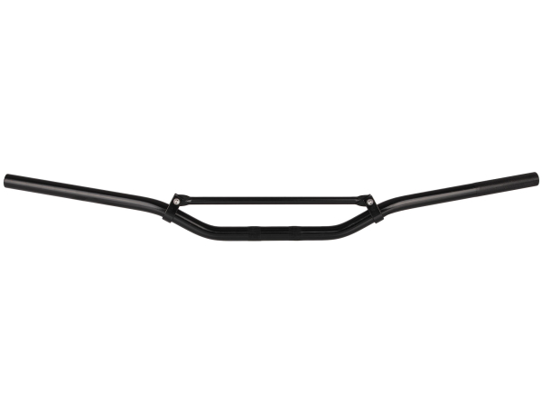 Lenkstange Lenker Enduro Aluminium mit Strebe schwarz eloxiert 22mm - 820mm