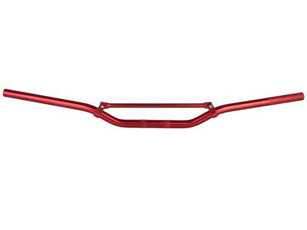 Lenkstange Lenker Enduro Aluminium mit Strebe rot 22mm - 820mm