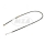 Bowdenzug, Schaltung links, schwarz Schwalbe KR51 ( Made in Germany ), Schaltungsbowdenzug