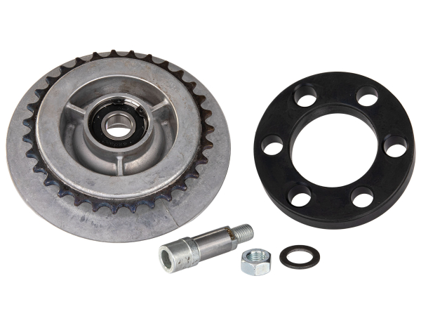 Set Hinterradmitnehmer 31 Zahn mit Kleinteile für Roller SR50
