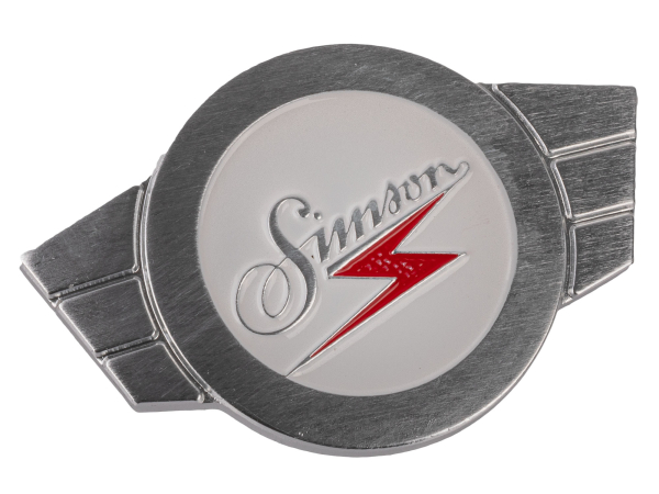 Simson Schwalbe Emblem für Lenkerabdeckung silber, 16,21 €