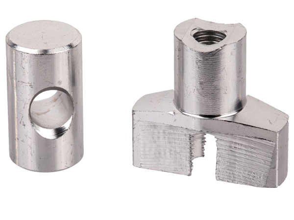 Simson Mutter für Bremsstange eloxiert - verschiedene Farben Silber