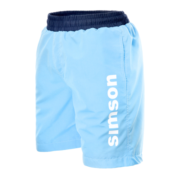 Badehose hellblau Größe: L - Motiv: SIMSON M