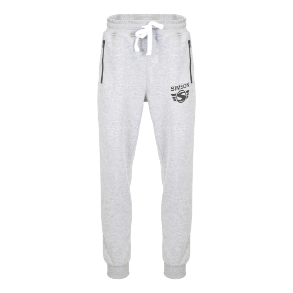 Jogginghose , Sporthose - Farbe: grau Größe: L - Motiv: SIMSON L