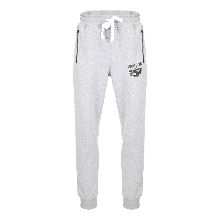 Jogginghose , Sporthose - Farbe: grau Größe: L - Motiv: SIMSON XL