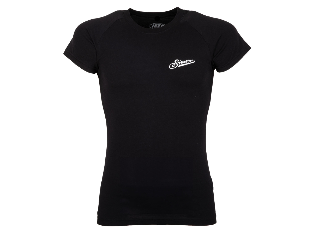 Damen-T-Shirt Farbe: schwarz - Motiv: SIMSON XS